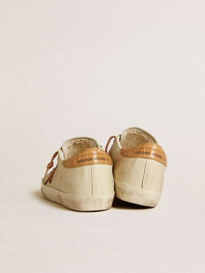 Women’s Super-Star with leather star and crocodile-print leather heel tab - Golden Goose Women