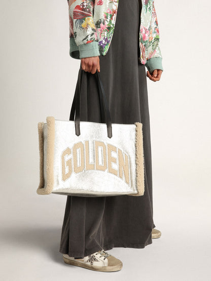 Women's Super-Star with zebra print pony skin star - Golden Goose Women