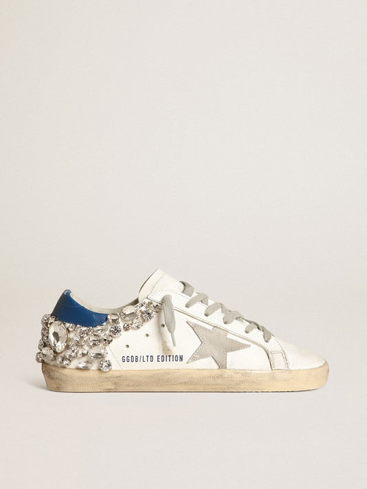 Women's Rhinestones Sneaker Super-Star | Golden Goose - Golden Goose Women