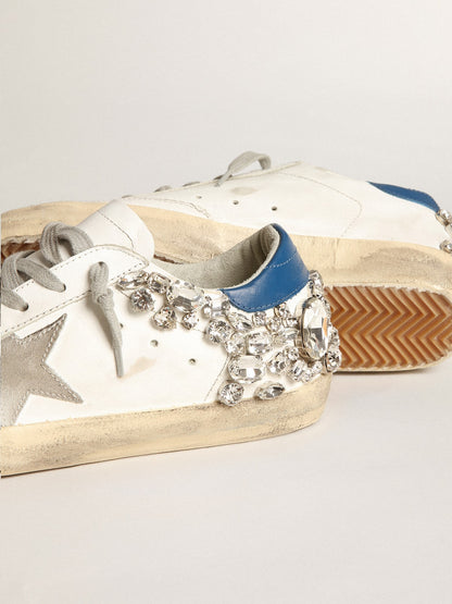 Women's Rhinestones Sneaker Super-Star | Golden Goose - Golden Goose Women