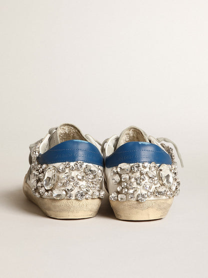 Women's Rhinestones Sneaker Super-Star | Golden Goose - Golden Goose Women