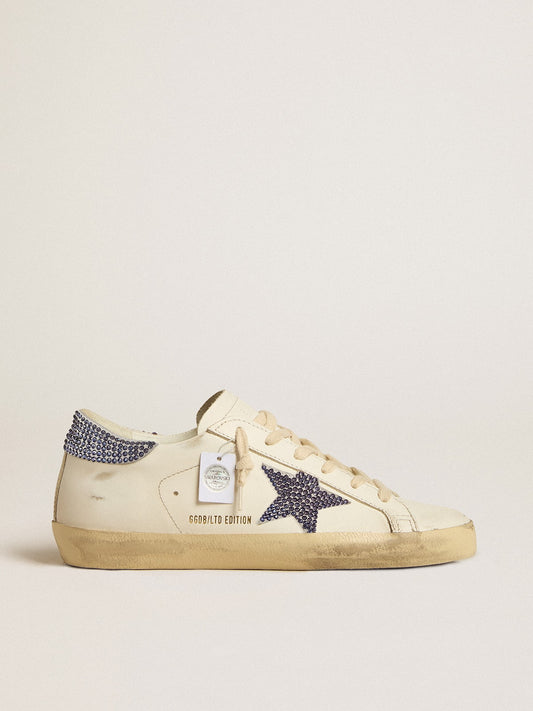 Sneaker Swarovski crystals Super-Star LTD for women | Golden Goose - Golden Goose Women