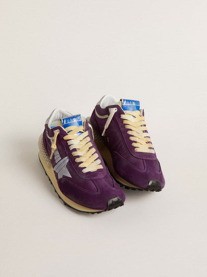 Women’s Marathon with purple nylon upper and white star - Golden Goose Women