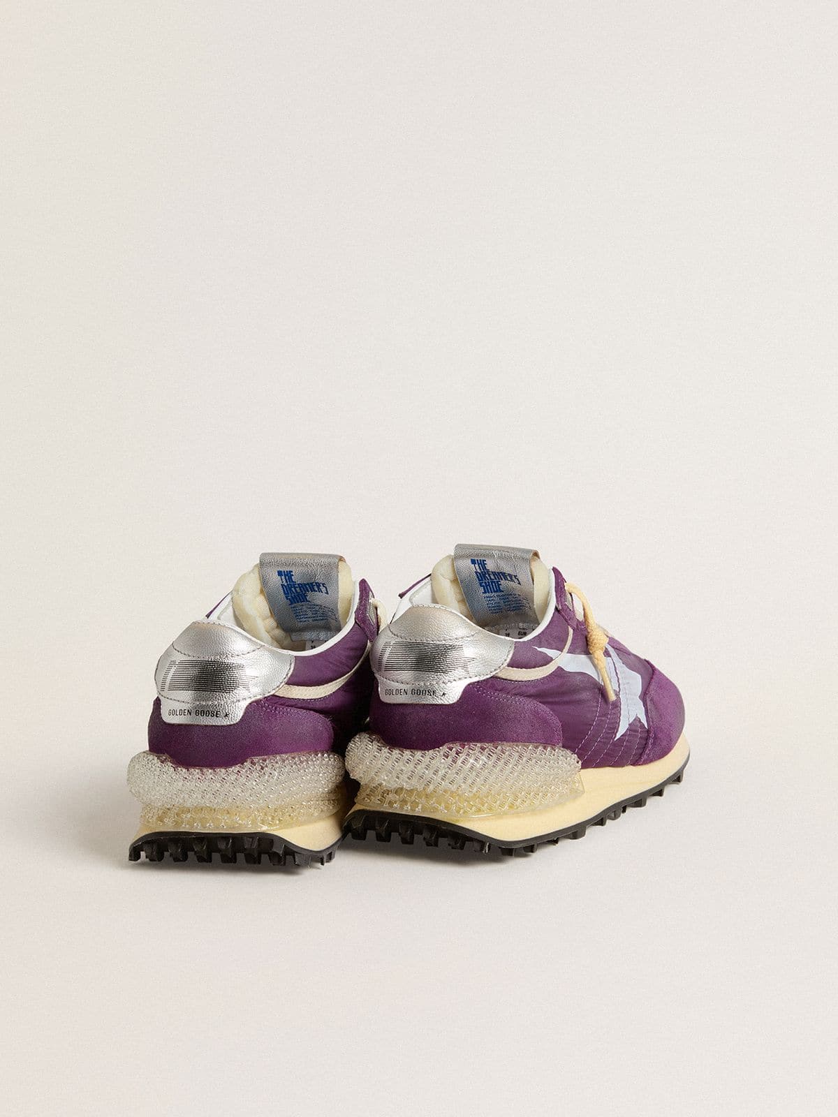 Women’s Marathon with purple nylon upper and white star - Golden Goose Women