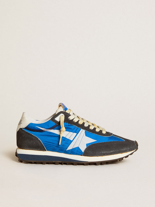 Women’s Marathon with blue nylon upper and white star - Golden Goose Women