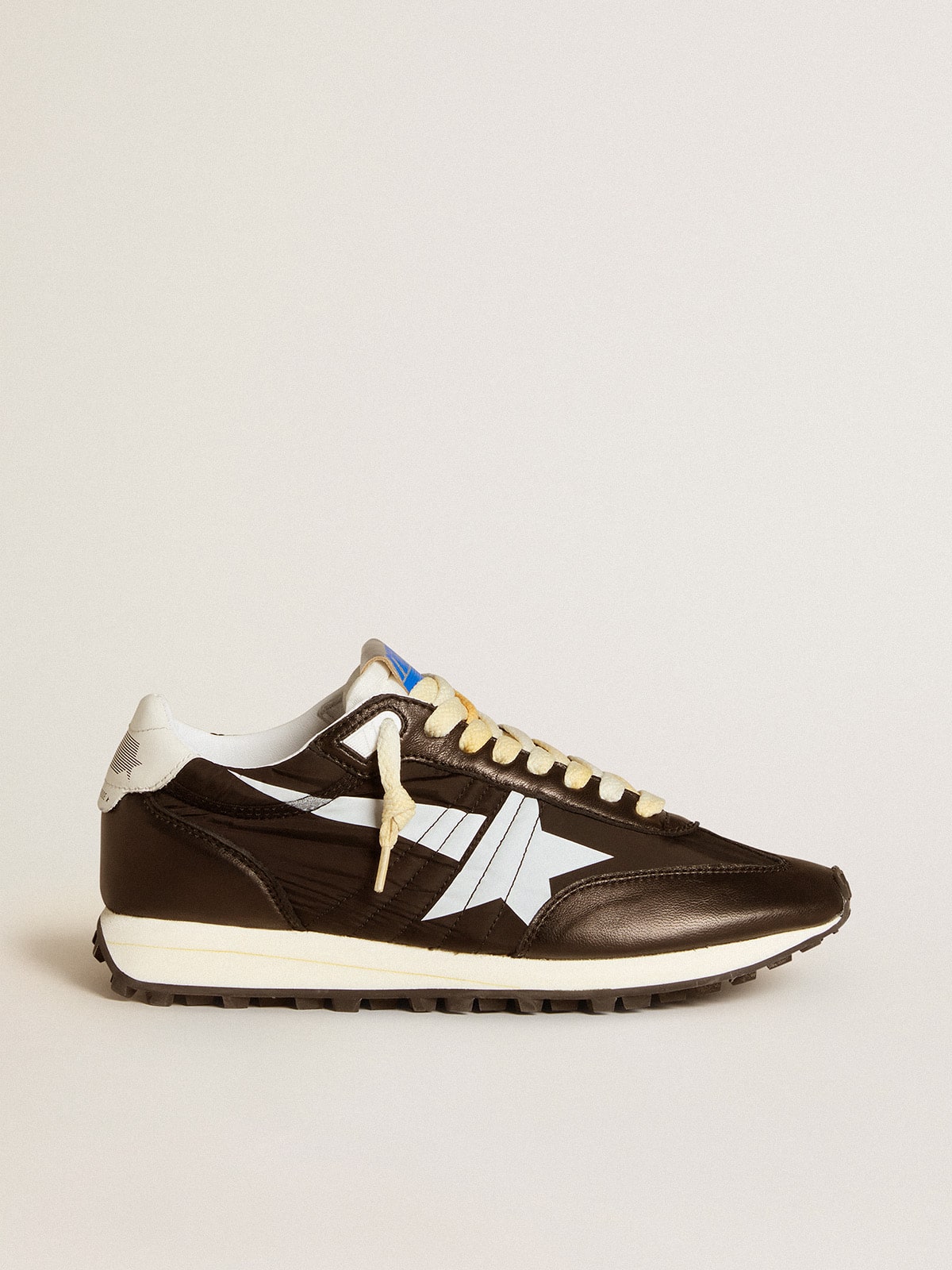 Women’s Marathon with black nylon upper and white star - Golden Goose Women
