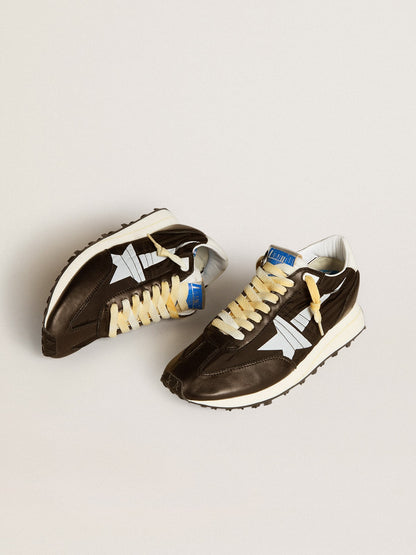 Women’s Marathon with black nylon upper and white star - Golden Goose Women