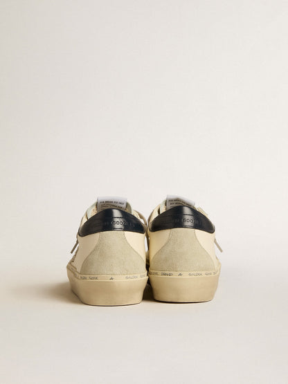 Hi Star in nappa with Swarovski crystal star and dark blue leather heel tab - Golden Goose Women