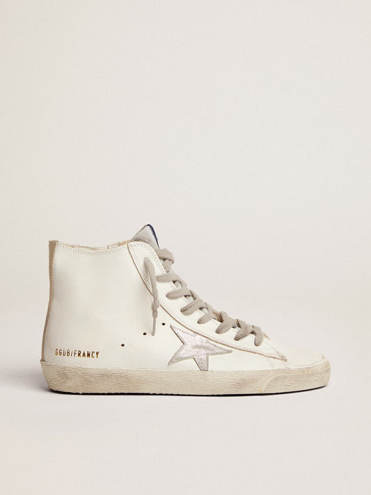 Women's Francy leather with suede star - Golden Goose Women