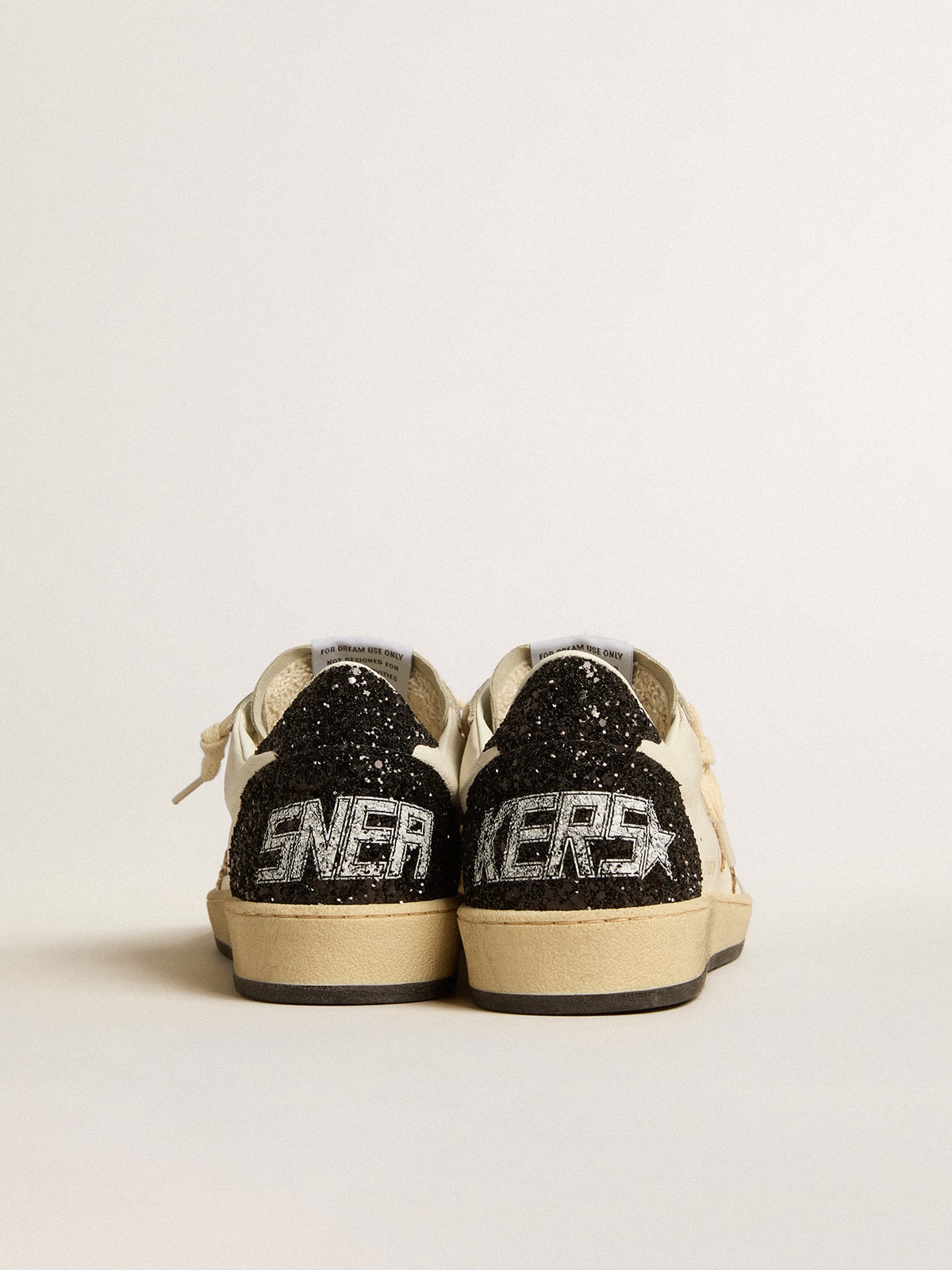 Women’s Ball Star  in nappa and suede with glitter star and black heel tab - Golden Goose Women