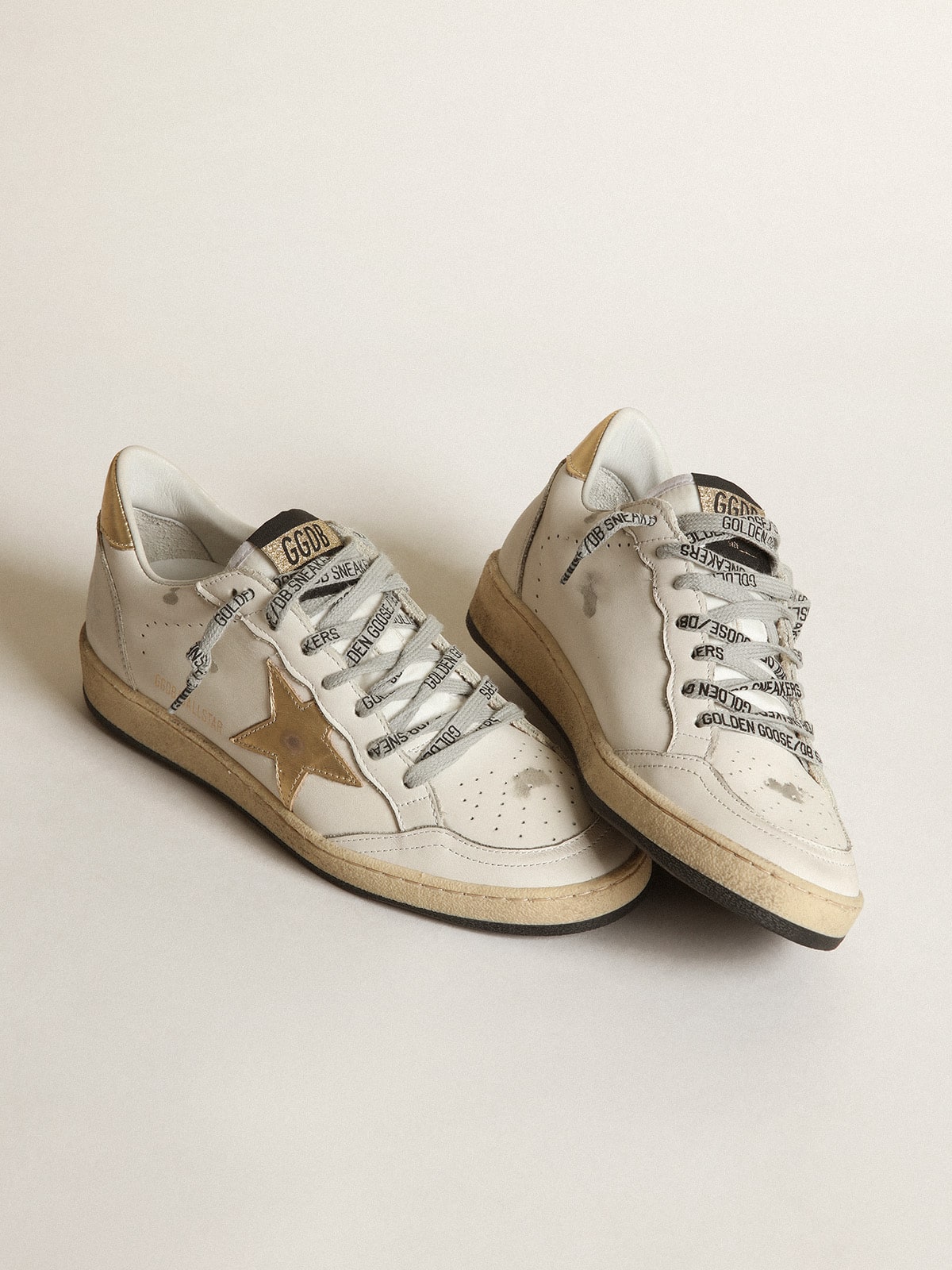 Women's Ball Star with gold star and heel tab - Golden Goose Women