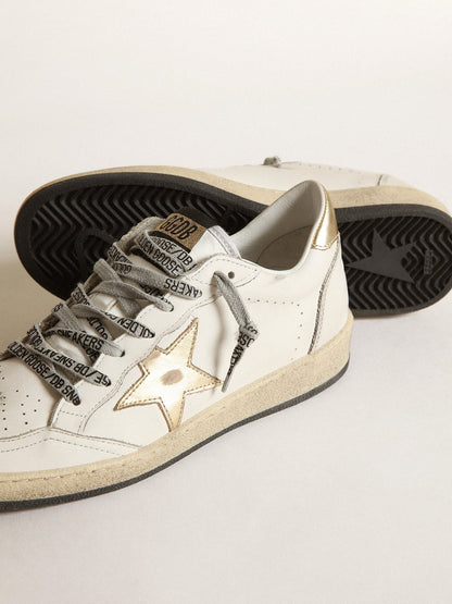 Women's Ball Star with gold star and heel tab - Golden Goose Women