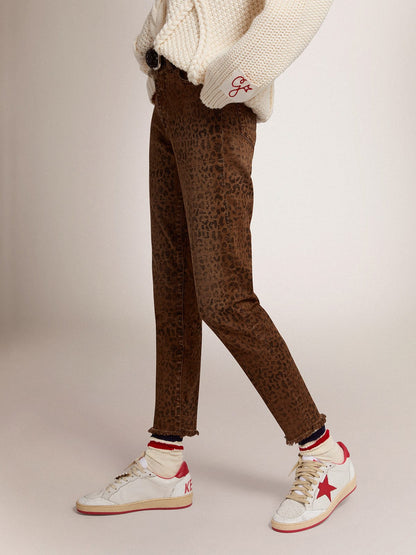 Women's Ball Star in white leather with red star and heel tab - Golden Goose Women