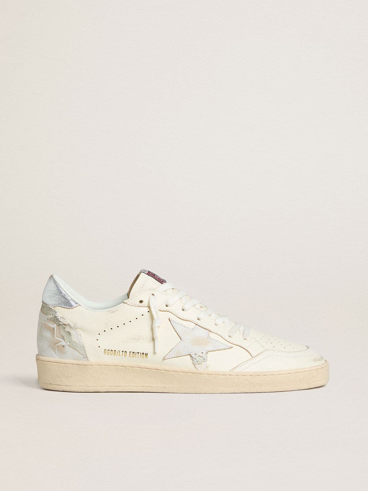 Women’s Ball Star LTD with patchwork star and metallic leather heel tab - Golden Goose Women