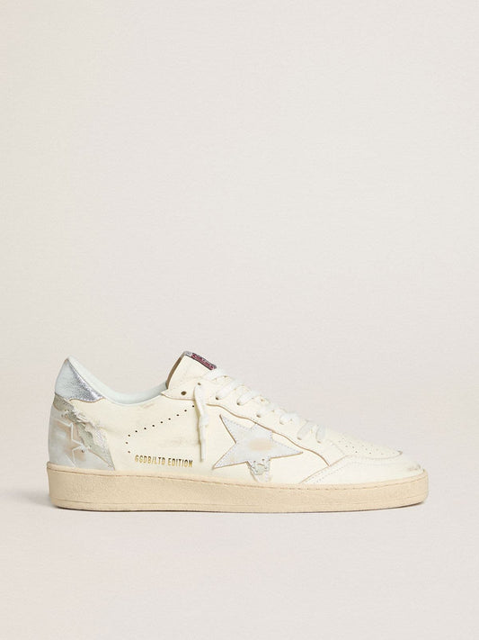 Women’s Ball Star LTD with patchwork star and metallic leather heel tab - Golden Goose Women