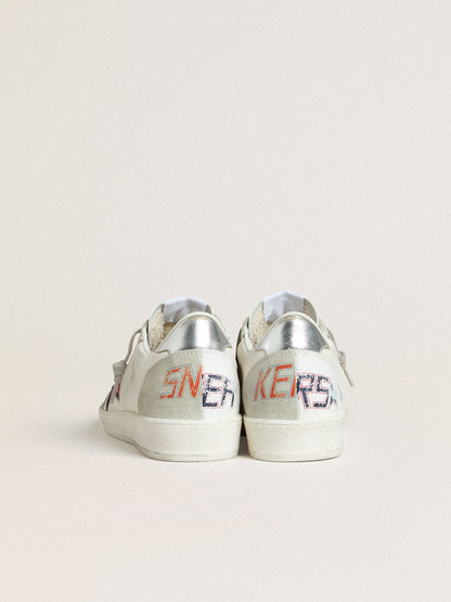 Women’s Ball Star LTD with red star and silver heel tab - Golden Goose Women