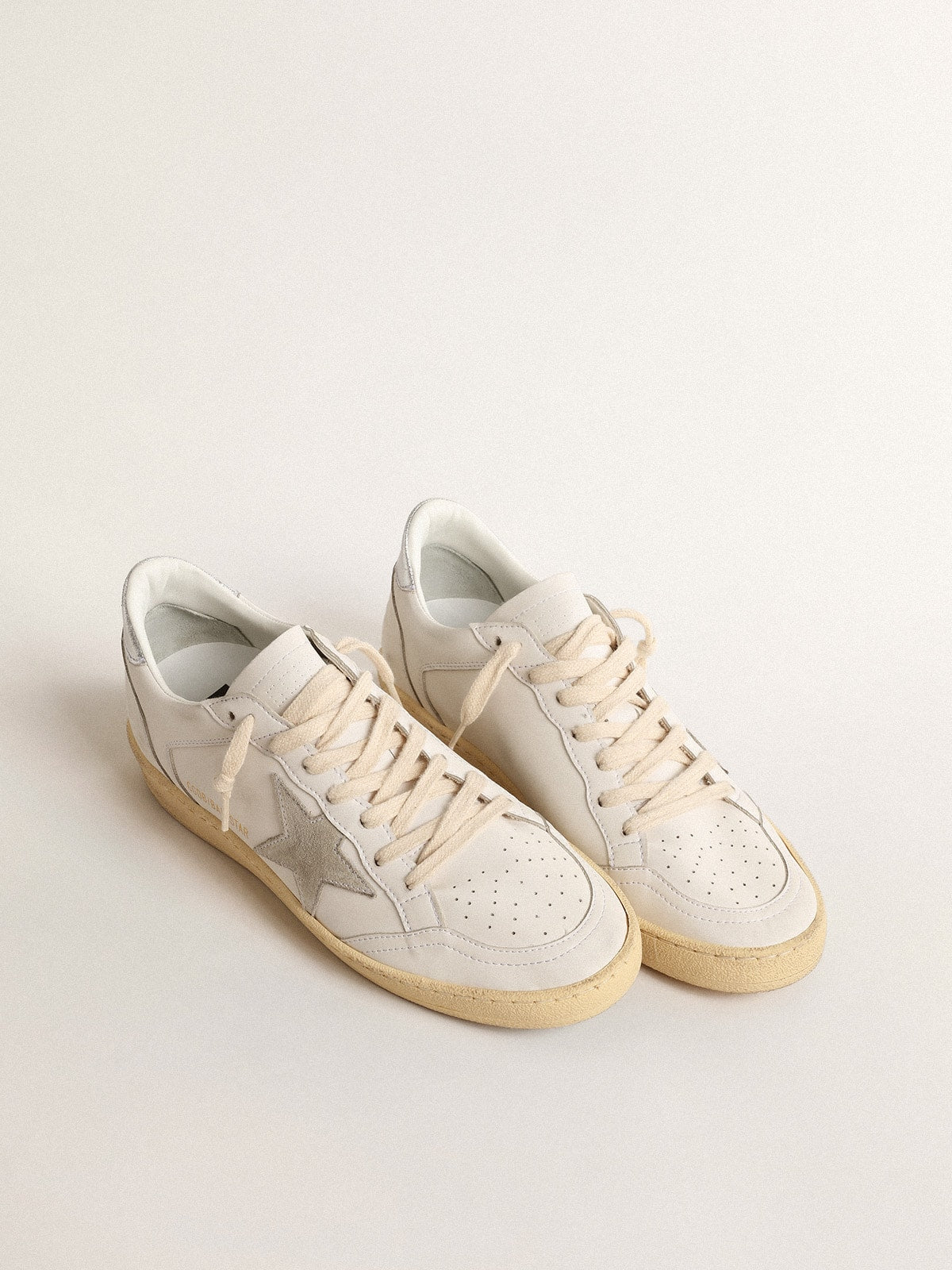 Ball Star with suede star and metallic leather heel tab - Golden Goose Women