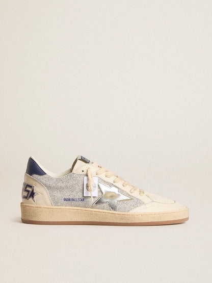 Women's Ball Star LTD in Swarovski crystals and leather with gold laminated star - Golden Goose Women