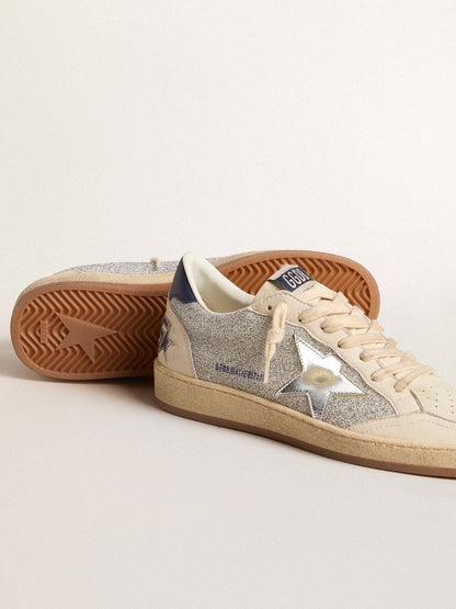 Women's Ball Star LTD in Swarovski crystals and leather with gold laminated star - Golden Goose Women