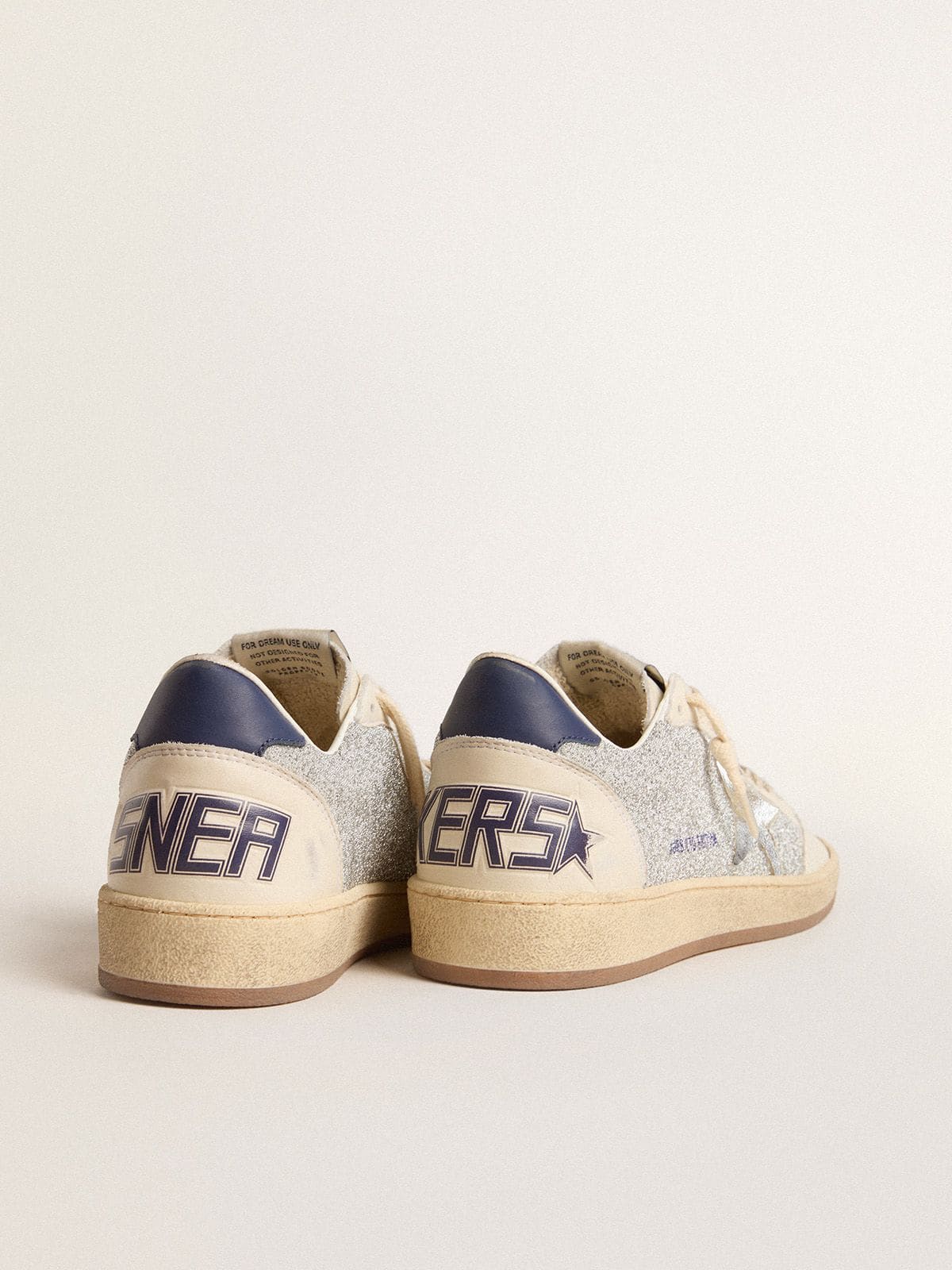 Women's Ball Star LTD in Swarovski crystals and leather with gold laminated star - Golden Goose Women