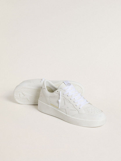 Women's Ball Star with white leather star and heel tab - Golden Goose Women