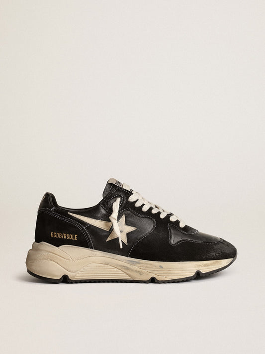 Women's Running Sole in black nappa and suede - Golden Goose Women