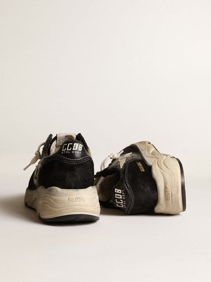 Women's Running Sole in black nappa and suede - Golden Goose Women