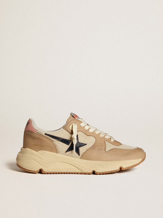 Running Sole LTD in nylon and nubuck with leather star and heel tab - Golden Goose Women