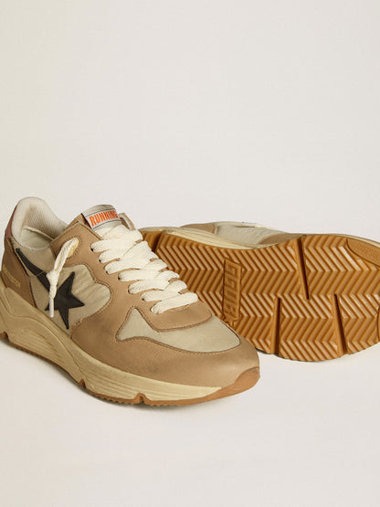 Running Sole LTD in nylon and nubuck with leather star and heel tab - Golden Goose Women