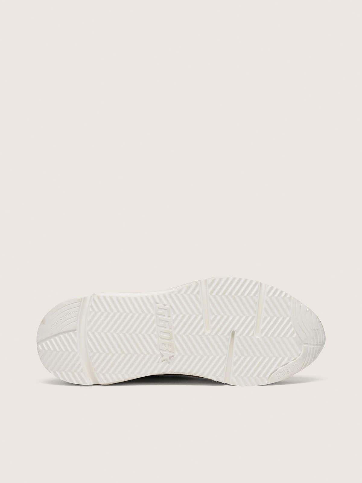 Women’s Running Sole in mesh and nubuck with silver metallic leather star - Golden Goose Women