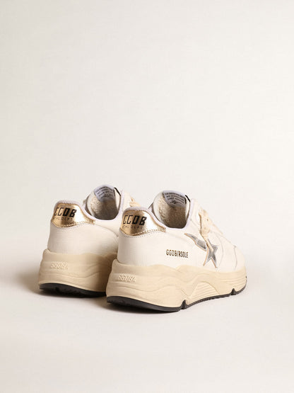 Running Sole in nappa with silver star and gold leather heel tab - Golden Goose Women