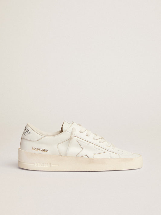 Women's Stardan sneakers in total white leather | Golden Goose - Golden Goose Women