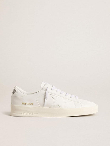 Women’s bio-based Stardan with white star and heel tab - Golden Goose Women