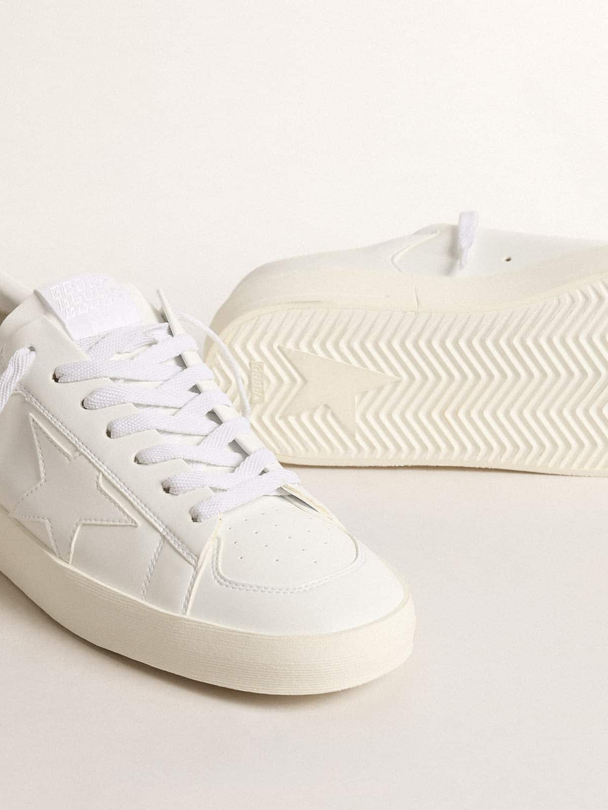 Women’s bio-based Stardan with white star and heel tab - Golden Goose Women