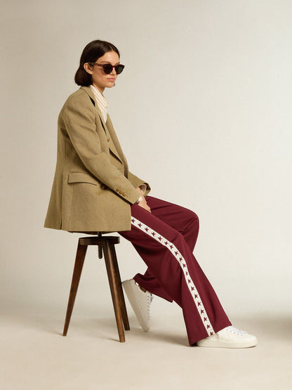 Women's bio-based Purestar with bronze metallic leather heel tab - Golden Goose Women