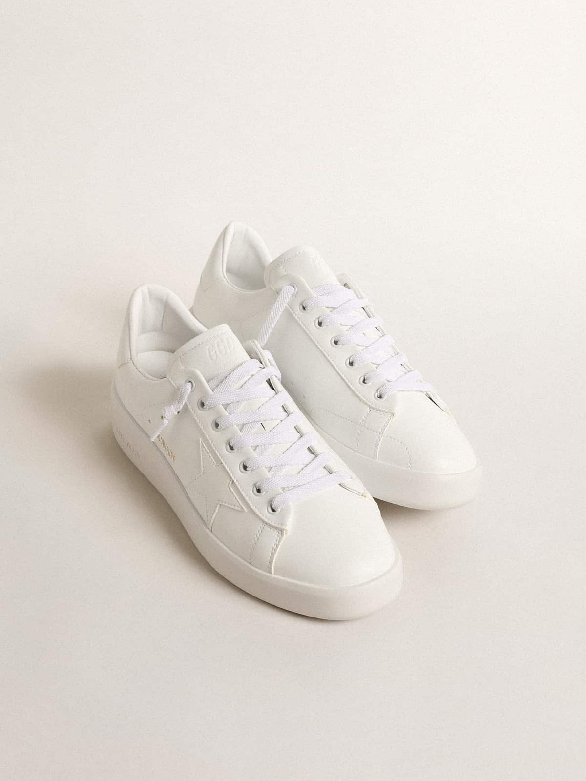 Women’s bio-based Purestar with white star and heel tab - Golden Goose Women