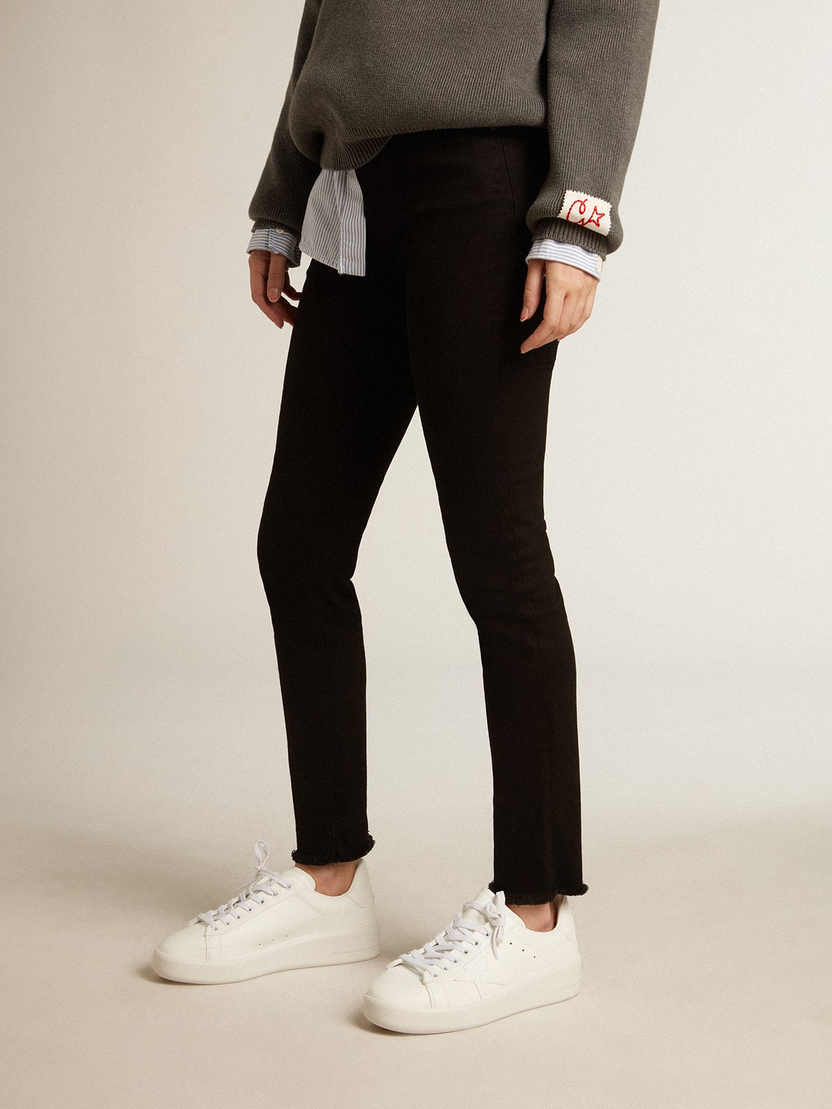 Women’s bio-based Purestar with white star and heel tab - Golden Goose Women