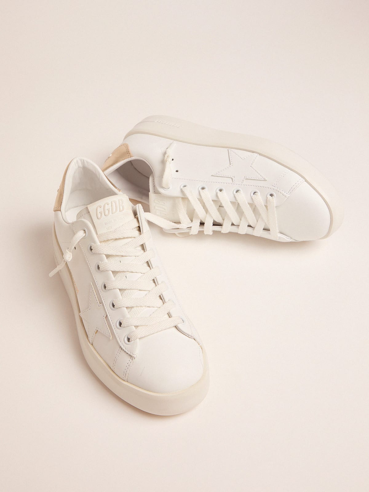 Women’s Purestar sneakers with gold-coloured heel tab - Golden Goose Women