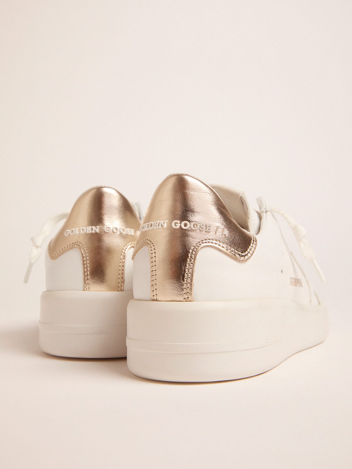 Women’s Purestar sneakers with gold-coloured heel tab - Golden Goose Women