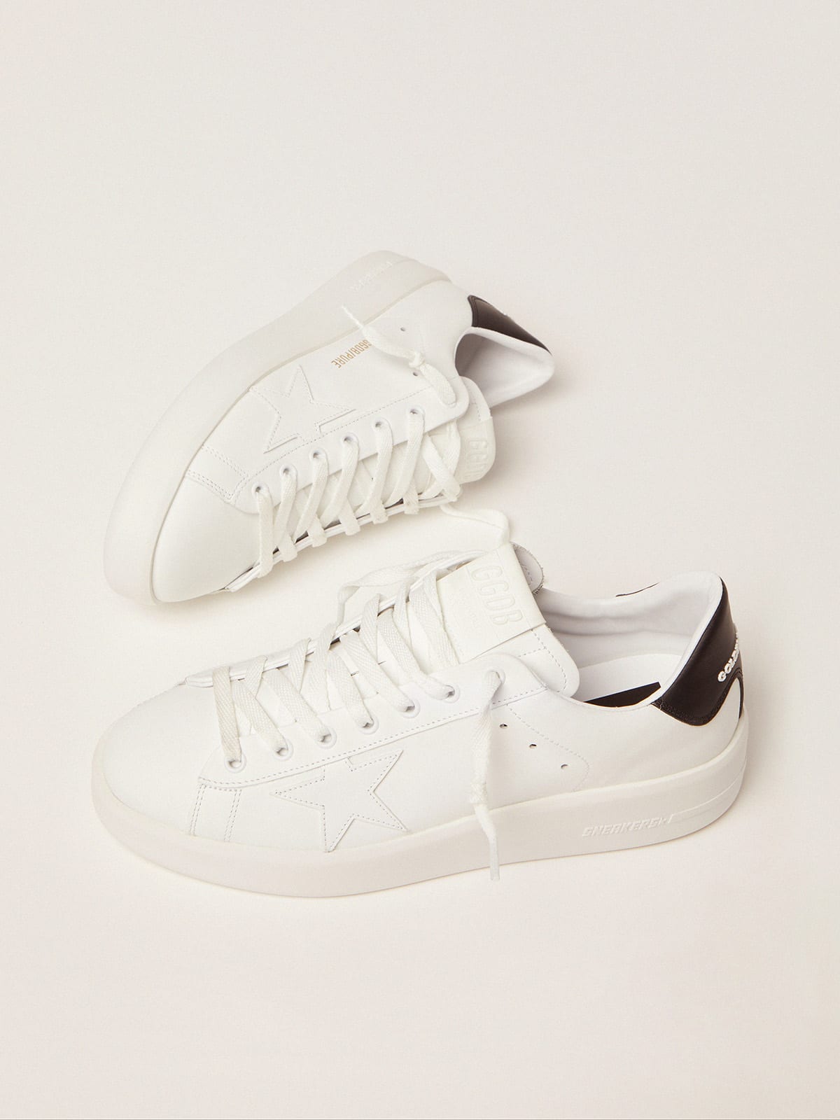 Women's Purestar with black heel tab - Golden Goose Women