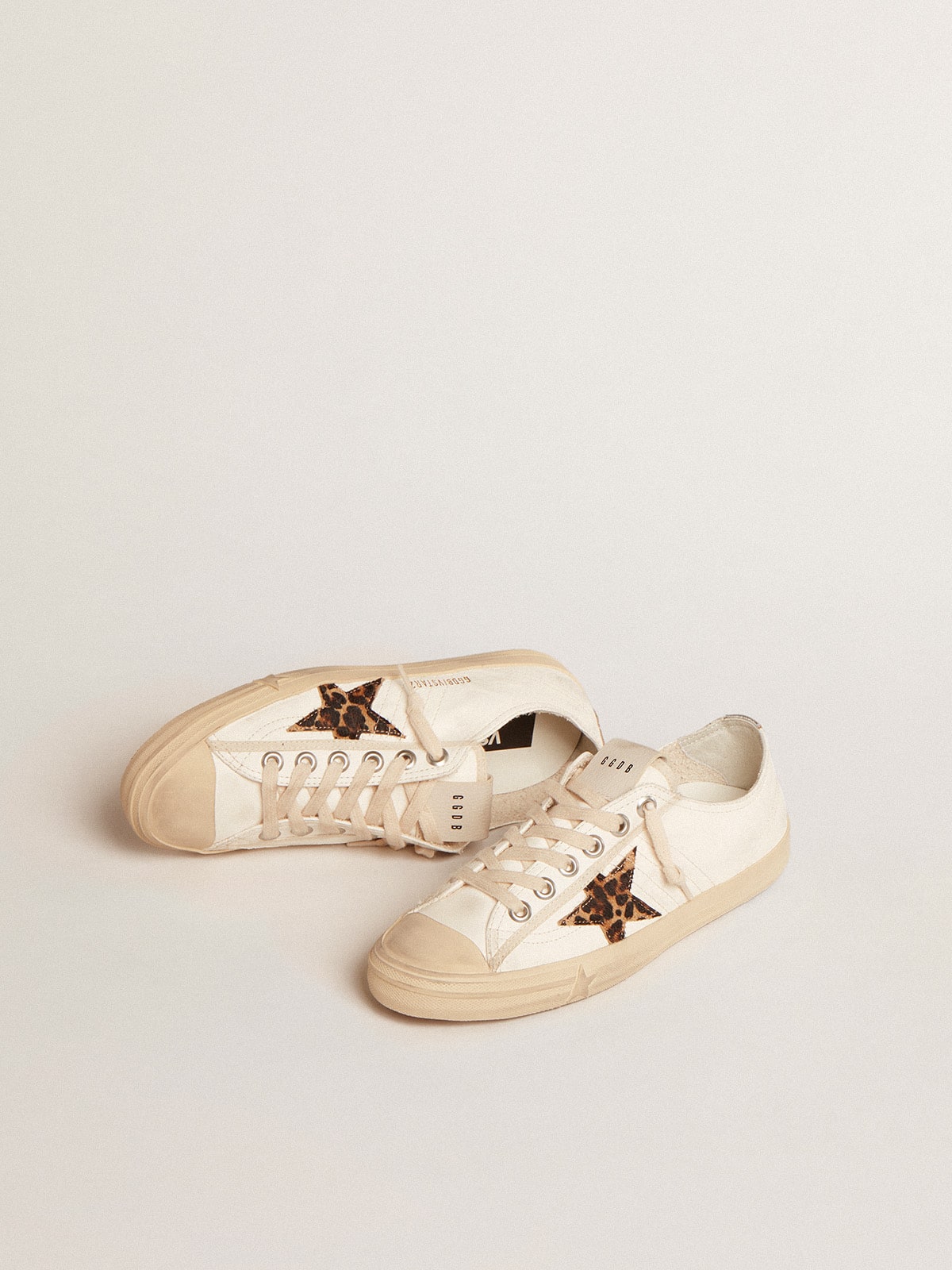 V-Star  in nappa with pony skin star and silver heel tab - Golden Goose Women