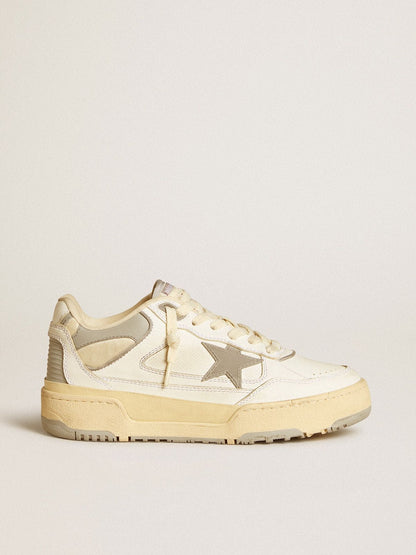 Women’s Forty2 with grey star and white leather heel tab - Golden Goose Women