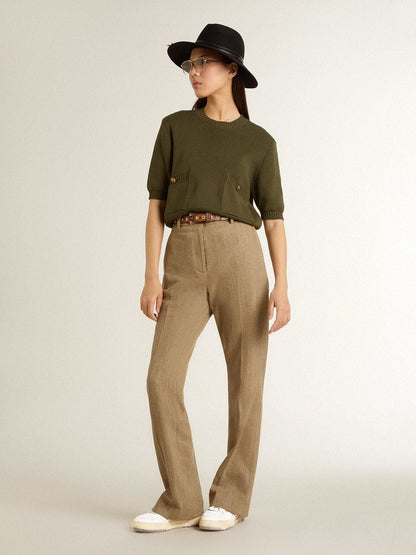 Women’s Forty2 with grey star and white leather heel tab - Golden Goose Women