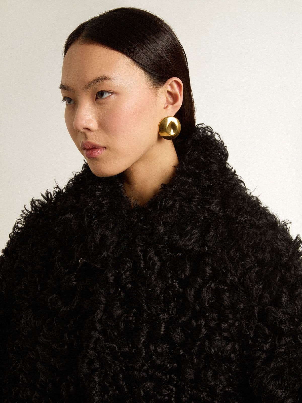 Women's black shearling jacket - Golden Goose Women