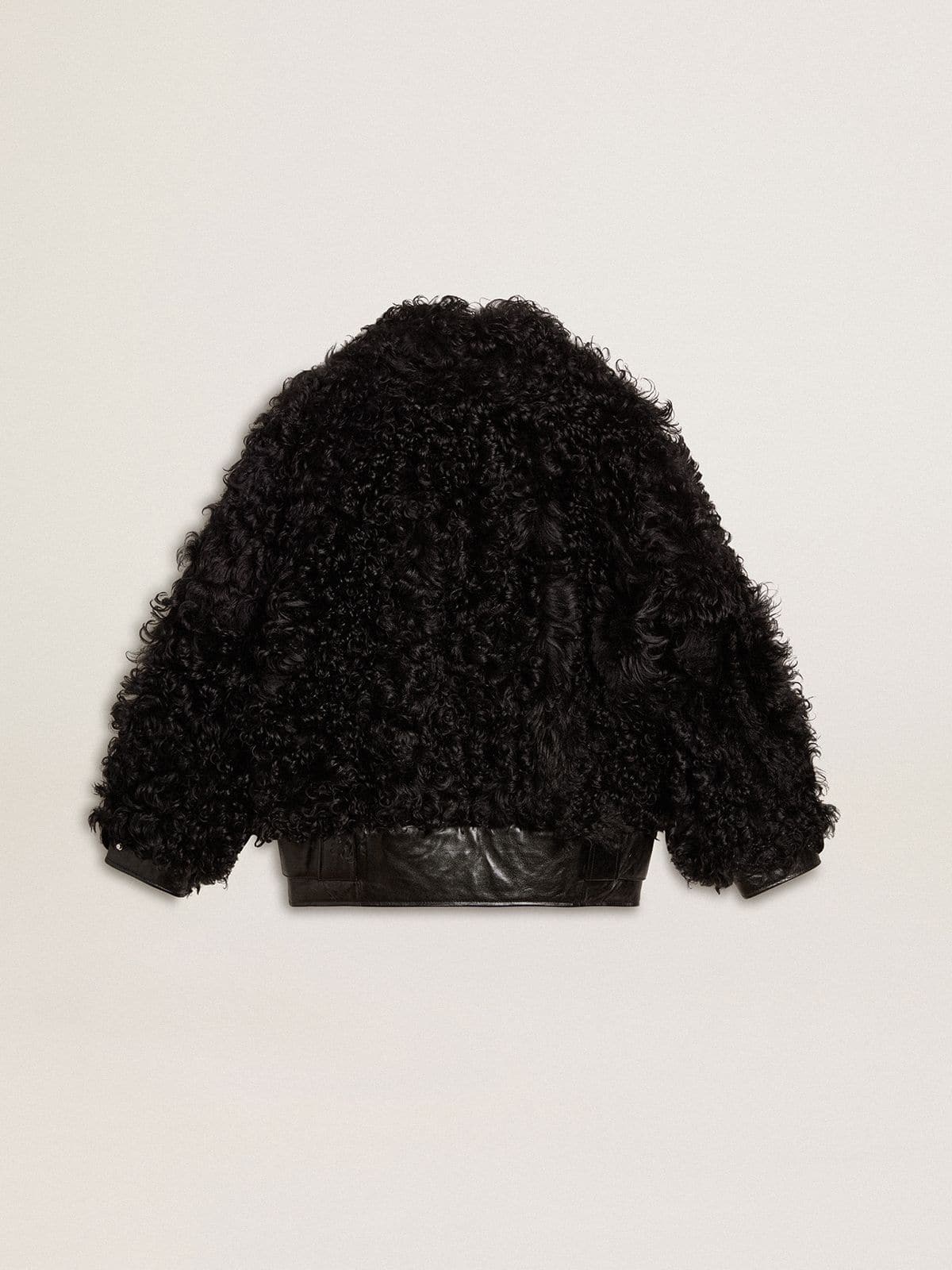 Women's black shearling jacket - Golden Goose Women