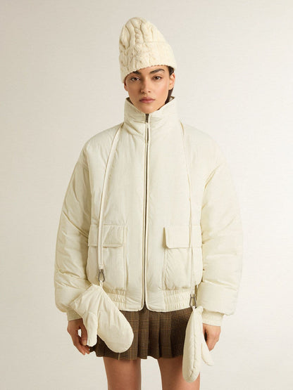 Women’s cream padded jacket - Golden Goose Women