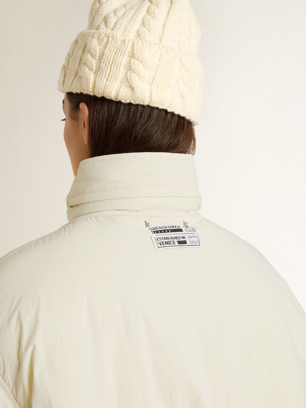 Women’s cream padded jacket - Golden Goose Women