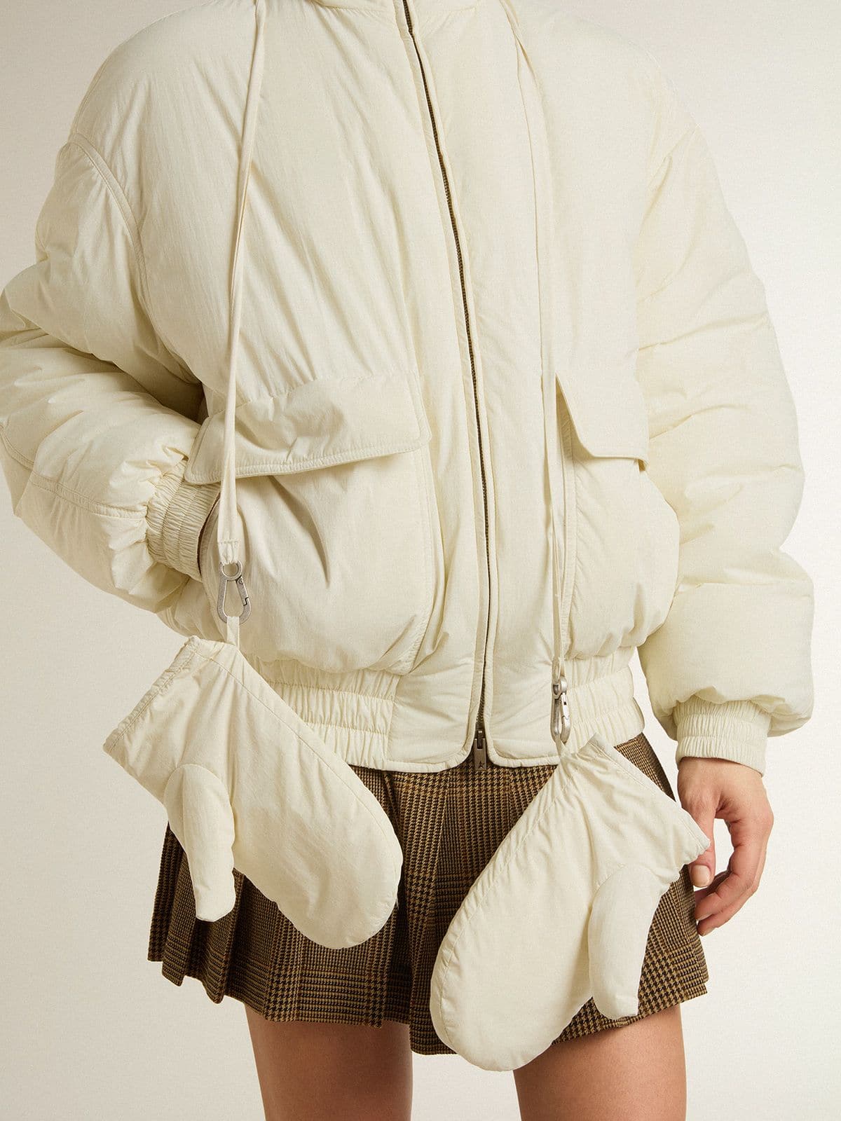 Women’s cream padded jacket - Golden Goose Women