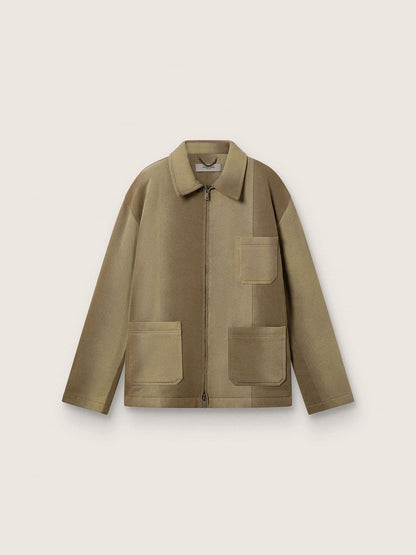 Unisex padded jacket in shades of khaki - Golden Goose Women|Men