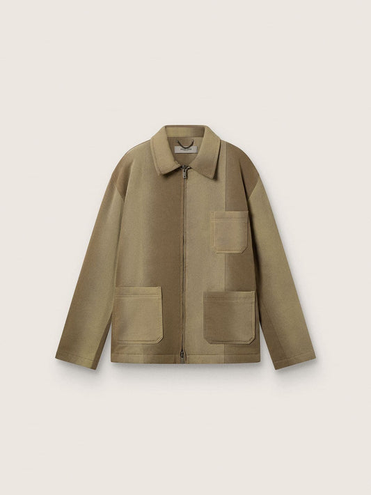 Unisex padded jacket in shades of khaki - Golden Goose Women|Men